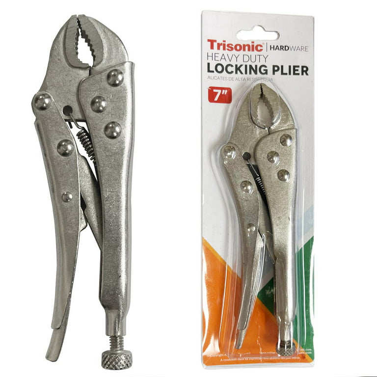 7 Vise-Grip Locking Pliers Curved Jaw with Wire Cutter Heavy Duty