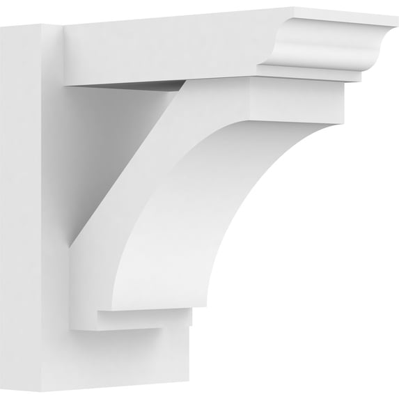 7"W X 12"D X 12"H Imperial Architectural Grade PVC Outlooker with Traditional Ends