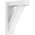 thumbnail image 1 of 7"W X 16"D X 22"H Traditional Architectural Grade PVC Outlooker with Block Ends, 1 of 8