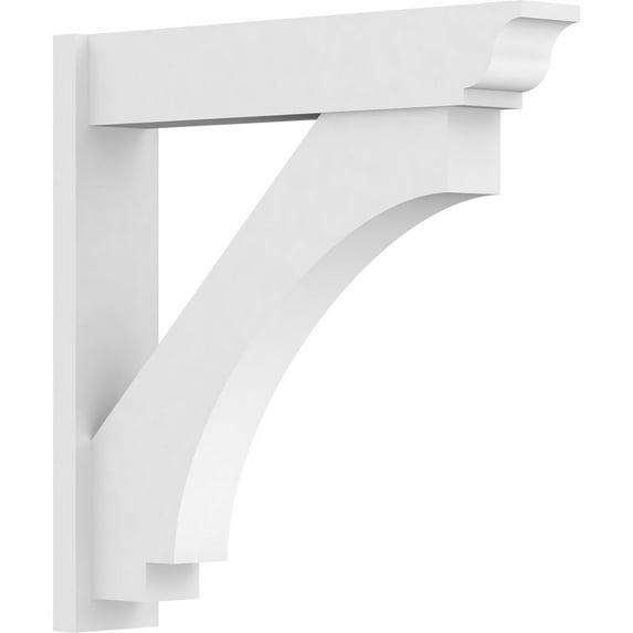 7"W X 36"D X 36"H Imperial Architectural Grade PVC Outlooker with Traditional Ends