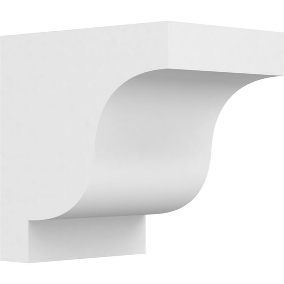 7"W x 10"D x 10"H Standard Newport Architectural Grade PVC Corbel