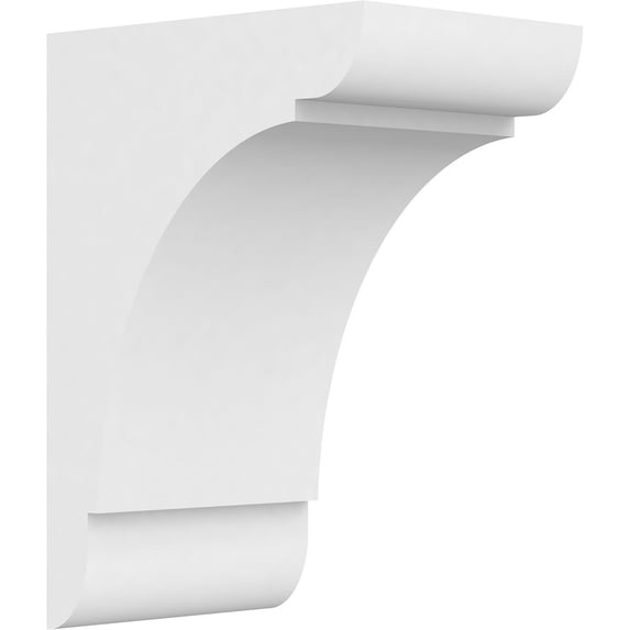 7"W x 10"D x 14"H Standard Olympic Architectural Grade PVC Corbel
