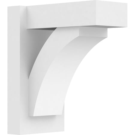 7"W x 12"D x 14"H Thorton Architectural Grade PVC Outlooker with Block Ends