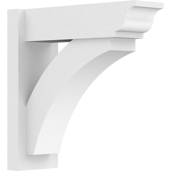 7"W x 20"D x 20"H Thorton Architectural Grade PVC Outlooker with Traditional Ends