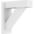 thumbnail image 1 of 7"W x 20"D x 20"H Traditional Architectural Grade PVC Outlooker with Block Ends, 1 of 8