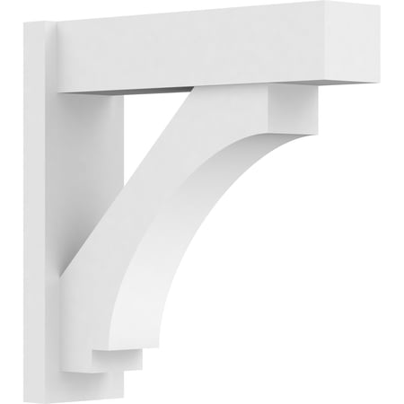 7"W x 24"D x 24"H Imperial Architectural Grade PVC Outlooker with Block Ends