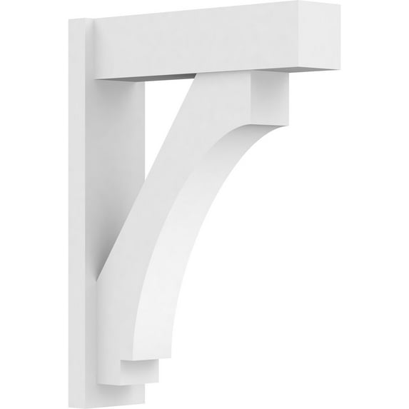 7"W x 24"D x 32"H Imperial Architectural Grade PVC Outlooker with Block Ends