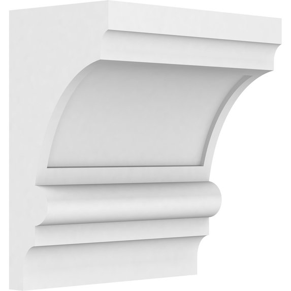7"W x 4"D x 8"H Standard Diane Architectural Grade PVC Corbel