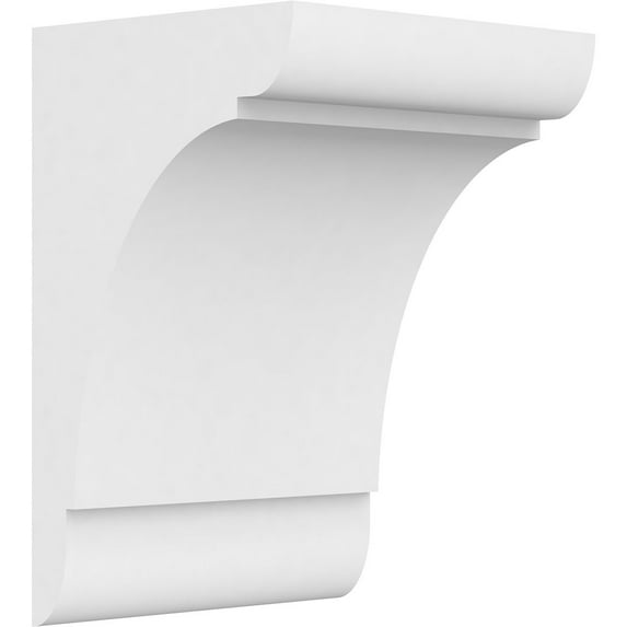 7"W x 6"D x 10"H Standard Olympic Architectural Grade PVC Corbel