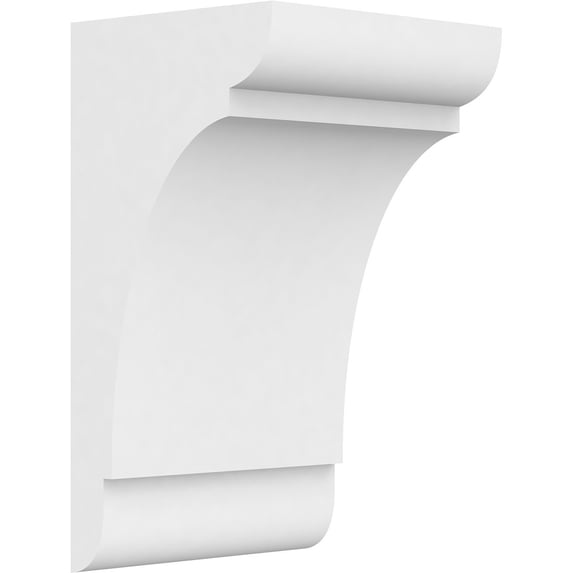 7"W x 6"D x 12"H Standard Olympic Architectural Grade PVC Corbel
