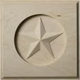thumbnail image 1 of 7"W x 7"H x 1"P Austin Star Rosette, Maple, 1 of 14