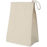 7''W x 9.5''H x 5''D Cotton Lunch Bag