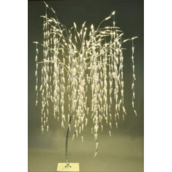 7' Warm White LED Willow Tree
