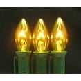 thumbnail image 1 of 7 Watt C7 Transparent Outdoor Twinkle or Blinking Replacement Christmas Bulbs, 25 Pack (Yellow), 1 of 4