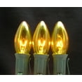 thumbnail image 1 of 7 Watt C9 Transparent Outdoor Patio Party Christmas Novelty Replacement Bulbs, 25 Pack (Yellow), 1 of 4