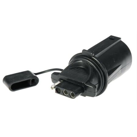 7-Way RV Blade To 4-Wire Flat Plug-In Simple Adapter