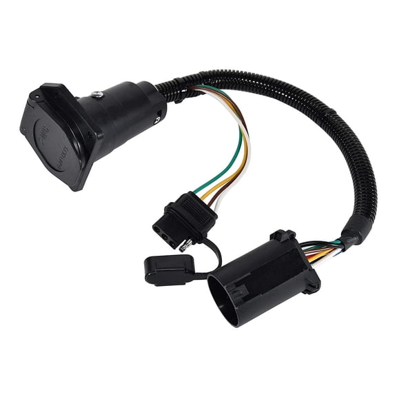 7 Way Trailer Wiring Harness 4 Way Flat Plug Kit For Chevrolet Silverado Express