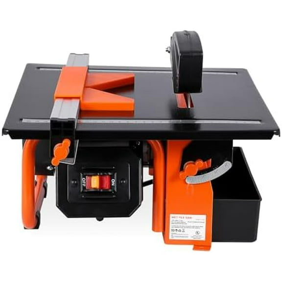 7 in Wet Tile Saw, 3450 RPM, Bevel cuts tile from 0 to 45 Degrees, Tile Cutter Wet Saw with Water Reservoir for Cutting Tiles and Stones, for DIY Enthusiasts$$Tools & Hardware Other