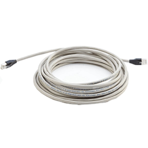 7" White and Black Ethernet Cable for M-Series 25ft