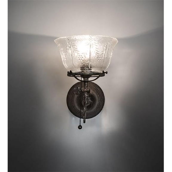Meyda 253409 7 in. Revival Gas & Electric Wall Sconce