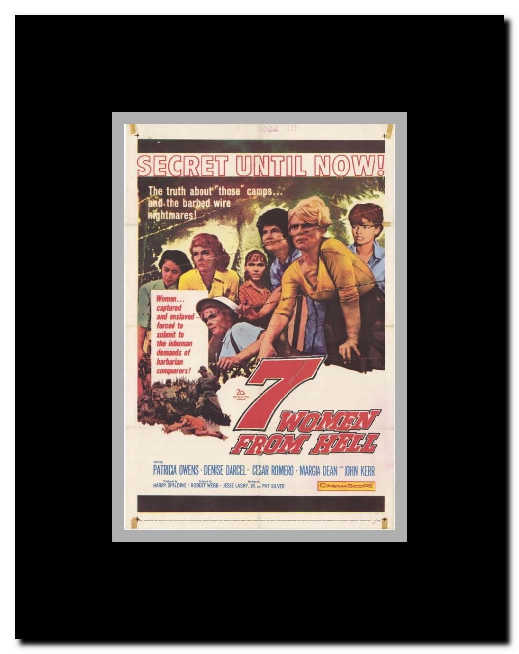 7 Women From Hell Framed Movie Poster