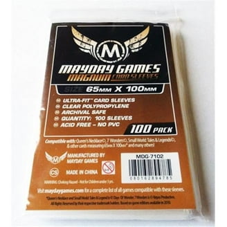 penny sleeves for jersey cards Amazon.com: Mayday Games Dixit Premium Card Sleeves - 80x120mm 90 Micron  Thick, 50 Per Pack, Oversized Clear Board Game Card Sleeves main image 0