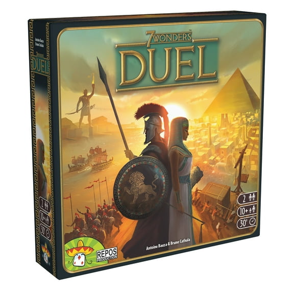 7 Wonders Duel Strategy Board Game for Ages 10+, from Asmodee