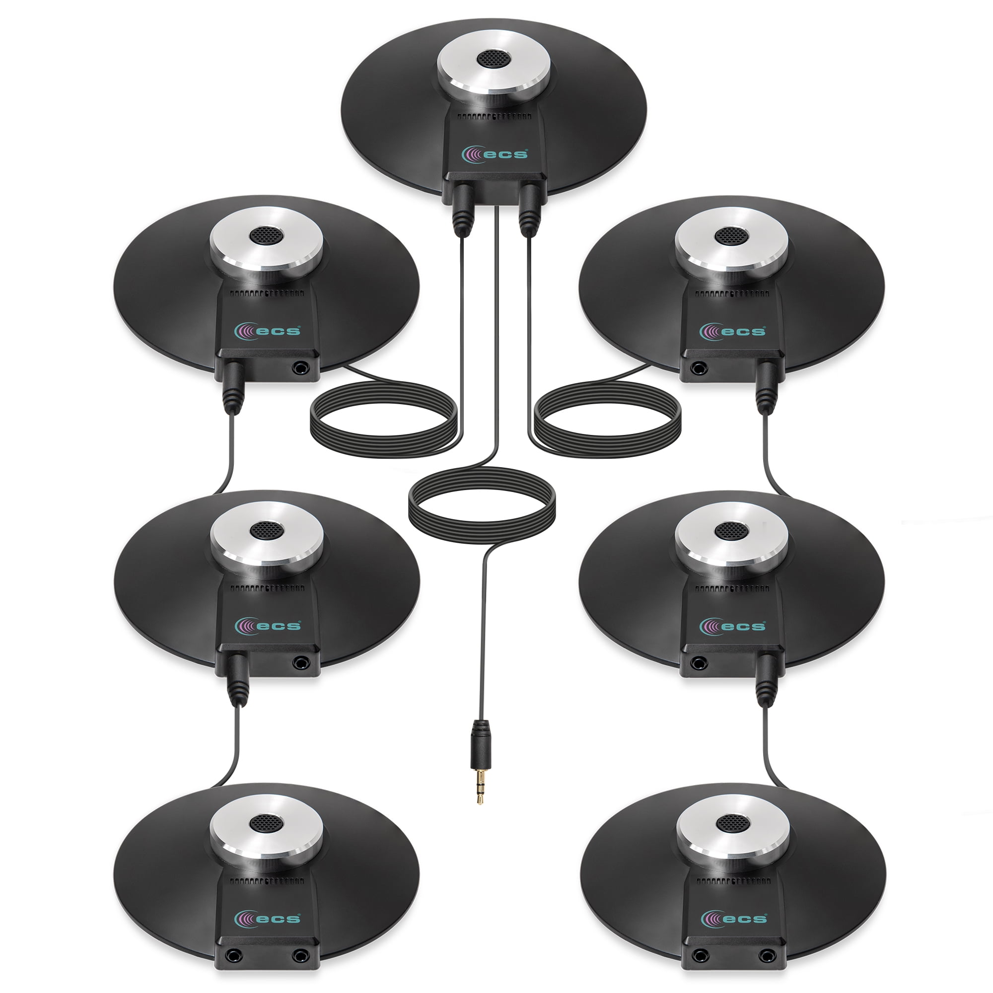 (7) WordForum 3.5mm Conference Microphone, Omnidirectional Condenser Mic for Video Conference, Zoom, Skype, Online Class, Court Reporting