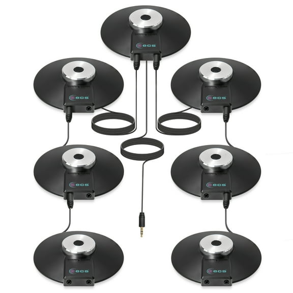 (7) WordForum 3.5mm Conference Microphone, Omnidirectional Condenser Mic for Video Conference, Zoom, Skype, Online Class, Court Reporting