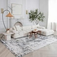 thumbnail image 1 of 7' X 10' Beige Gray and White Abstract Area Rug, 1 of 8