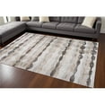 thumbnail image 1 of 7' X 10' Beige and Brown Abstract Distressed Area Rug, 1 of 6