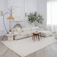 thumbnail image 1 of 7' X 10' Cream and Beige Abstract Area Rug, 1 of 7