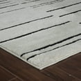 thumbnail image 1 of 7' X 10' Cream and Black Abstract Distressed Area Rug, 1 of 11