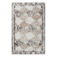 thumbnail image 1 of HomeRoots 559006 7 x 10 ft. Abstract Distressed Rectangle Area Rug, Cream & Brown, 1 of 7