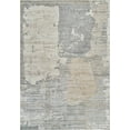 thumbnail image 1 of 7' X 10' Gray and Cream Abstract Distressed Area Rug, 1 of 7