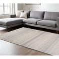 thumbnail image 1 of HomeRoots 558381 7 x 10 ft. Abstract Rectangle Area Rug, Gray & Ivory, 1 of 10