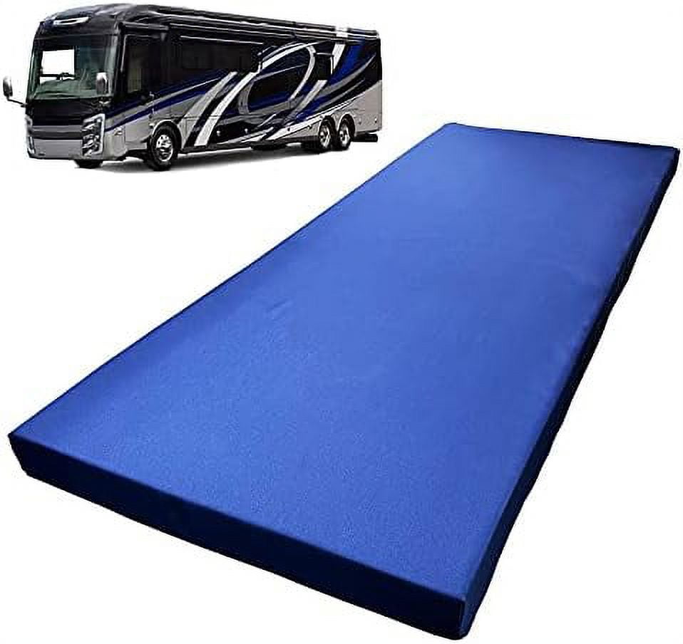 7” X 30” X 75” Water Resistant Memory Foam RV Bunk Mattress, Firm High