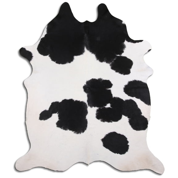 7' X 6' Hair On Leather Cowhide From Brazil Skin Rug Carpet Hilason