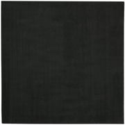 7 X 7 Black Square Non Skid Indoor Outdoor Area Rug - 6 x 7