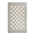 thumbnail image 1 of 7' X 9' Cream Geometric Stain Resistant Non Skid Indoor Outdoor Area Rug, 1 of 5