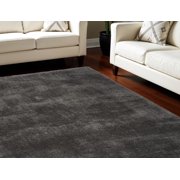 HomeRoots 554801 7 x 9 ft. Gray Shag Rectangle Area Rug