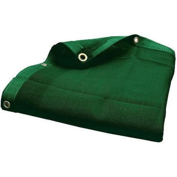 7'X16' (Green) Heavy Duty Mesh Tarp Net Sail Sun Shade Awning and Fence ...