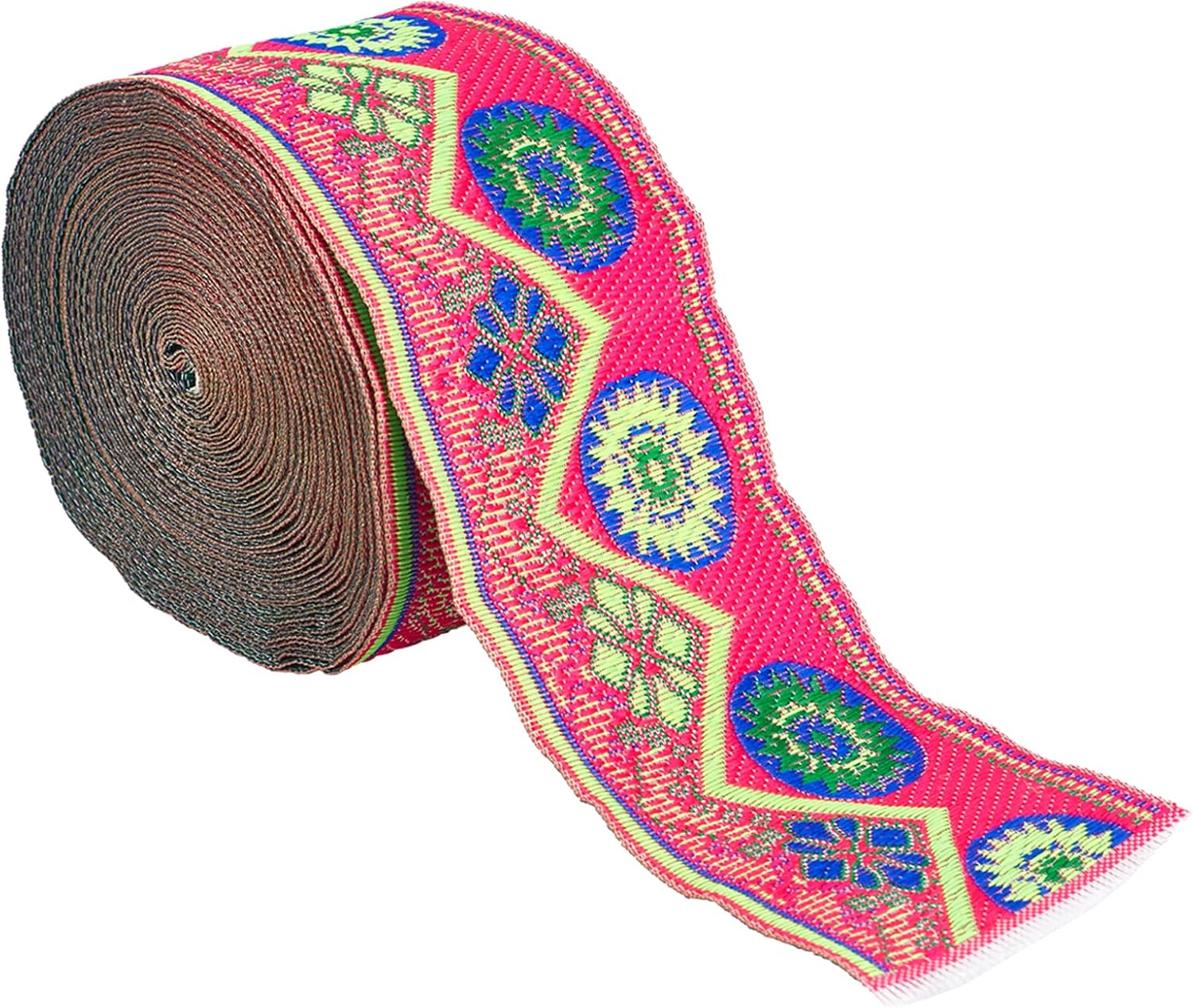7 Yards Jacquard Ribbon Vintage Woven Trim 2 Inch Floral Woven ...