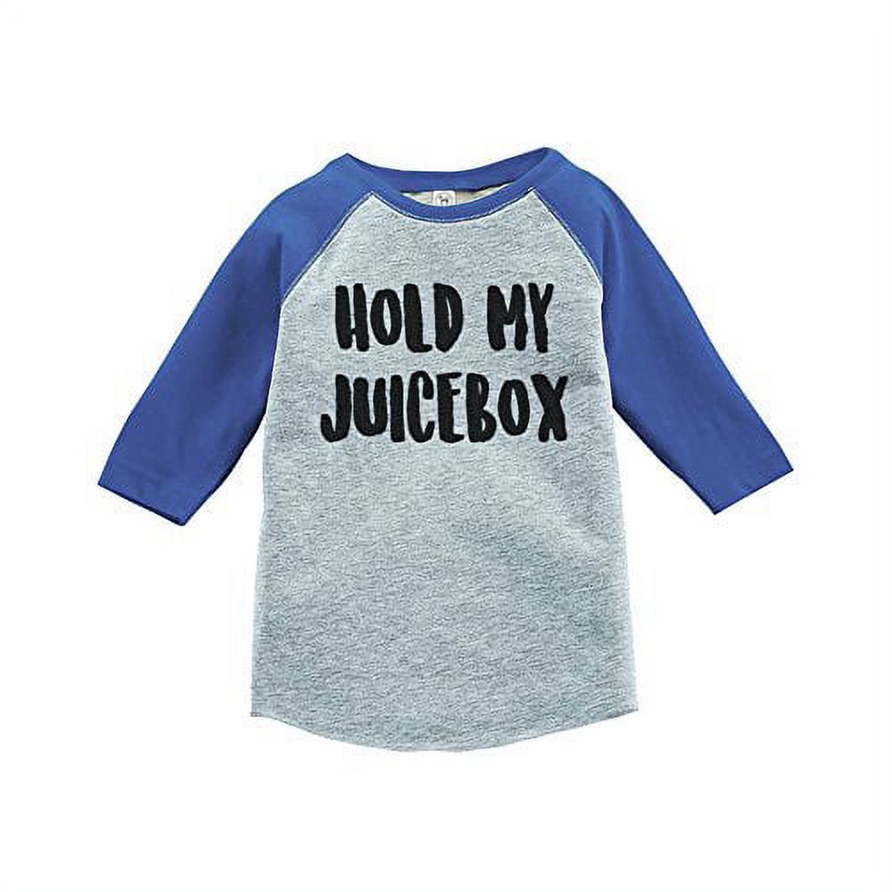7 ate 9 Apparel Funny Kids Hold My Juicebox Funny Shirt Blue - image 1 of 4