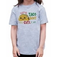 thumbnail image 1 of 7 ate 9 Apparel Kids Funny Taco Bout How Cute I Am Cinco De Mayo Grey T-Shirt, 1 of 6