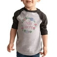 thumbnail image 1 of 7 ate 9 Apparel Kids Hello Spring Grey Raglan, 1 of 6