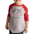 thumbnail image 1 of 7 ate 9 Apparel Kids Hello Spring Red Raglan, 1 of 6