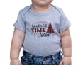thumbnail image 1 of 7 ate 9 Apparel Kids Merry Christmas Shirts - Most Wonderful Time of The Year - Grey Onepiece 0-3 Months, 1 of 5