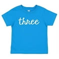 thumbnail image 1 of 7 ate 9 Apparel Kids Three Birthday Shirt for Boys 3 Birthday Shirt 3rd Bday Third Shirts Cobalt Blue Shirt, 1 of 6