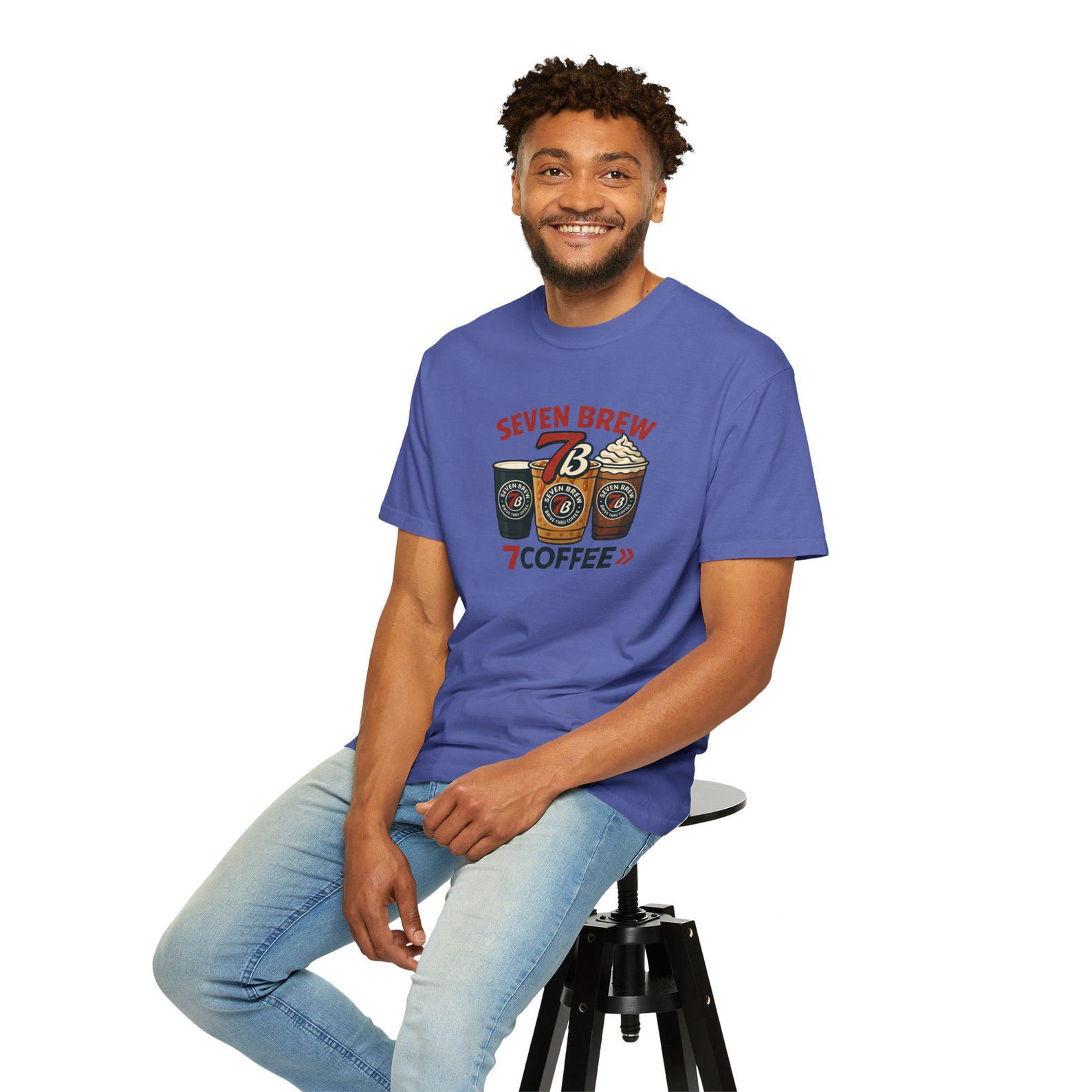 7 brew coffee Unisex T-shirt, Coffee Lover Gift, Barista Tee